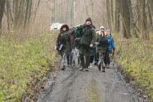 Wycieczka terenowa z uczniami ze szkoły z Leśnej Podlaskiej w ramach projektu Erasmus